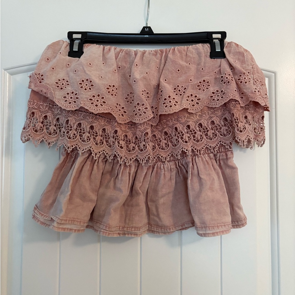 Pink tube top
